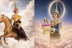 ស្រស់ស្អាត សមសួន តារាស្រីៗនាំគ្នាតុបតែងជាតួអង្គទេវតាឆ្នាំមមី ព្រះនាង «រាក្យៈសាទេវី» - Article