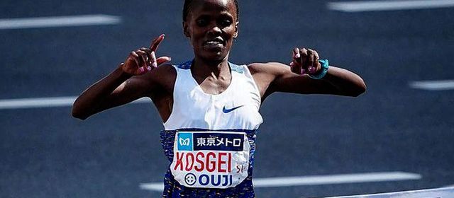 Brigid Kosgei ឈ្នះលេខ១ និងបង្កើតកំណត់ត្រាថ្មីក្នុង Tokyo Marathon 2026