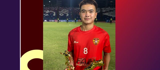 អ៊ឹម ដាណាត មិននឹកស្មានក្លាយជាខ្សែបម្រើលេចធ្លោប្រមូលពាន កំពូលៗ២តែម្នាក់ឯង ក្នុង ពានរង្វាន់ប៉ូការីស្វេតជើងឯកវិទ្យាល័យ លើកទី៥