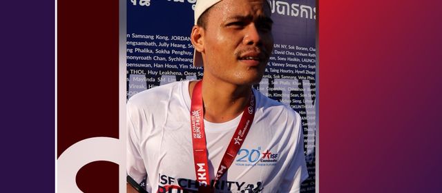យុវជន កេន ឌិត ចែករំលែកបទពិសោធន៍រត់លើកដំបូង ៣គីឡូម៉ែត្រ និងចង់ឃើញកម្មវិធីបែបនេះនៅតាមខេត្តជាប់ព្រំដែន
