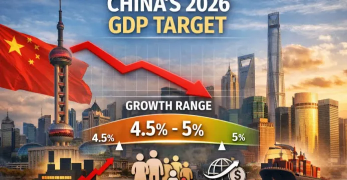 ចិន កំណត់គោលដៅកំណើនសេដ្ឋកិច្ចច...