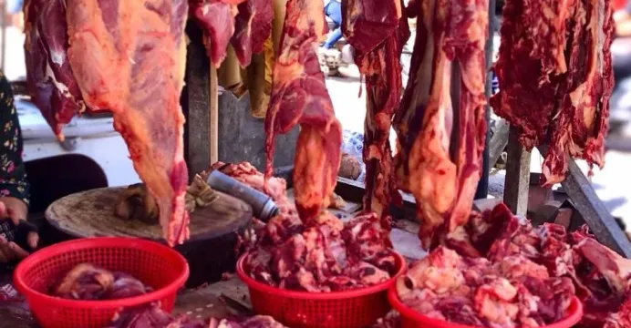 តម្លៃសាច់គោហក់ឡើងខ្ពស់នៅលើទីផ្...