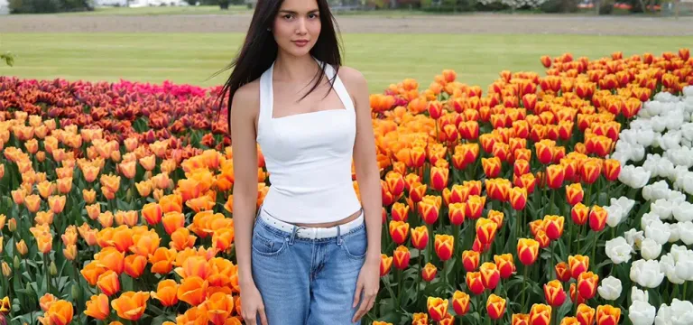 រឿន ណាត បង្អួតសម្រស់កណ្ដាលសួនផ្កាទូលីព នៅតែស្អាតមិនប្រែ