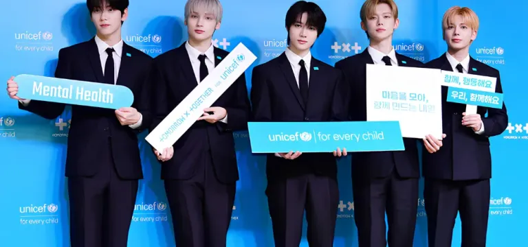 TXT ចាប់ដៃគូជាមួយ UNICEF បើកយុទ្ធនាការដើម្បីសុខភាពផ្លូវចិត្ត