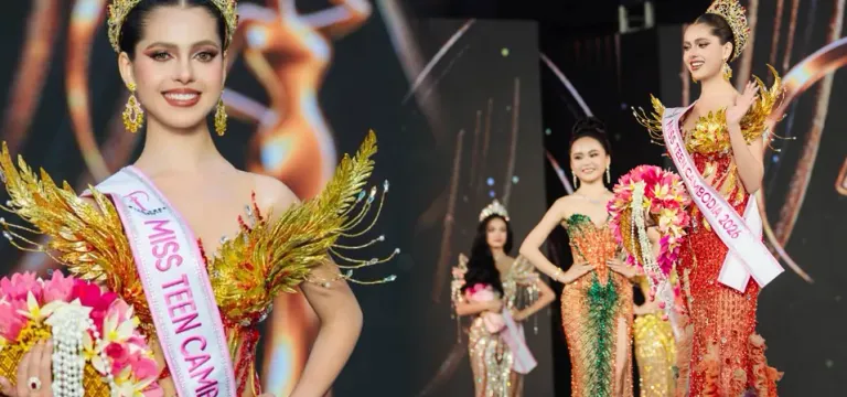 ជាប់បាក់ឌុបភ្លាម កូនខ្មែរកាត់បារាំង Esnault Myline ចូលប្រកួត និងឈ្នះមកុដ Miss Teen Cambodia 2026 ភ្លែត