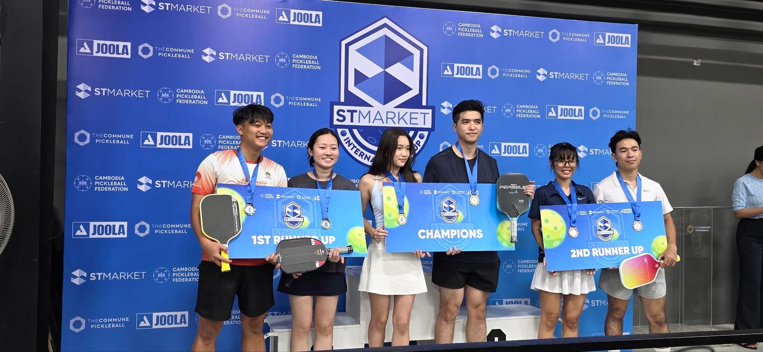 Image for article: ព្រឹត្តិការណ៍ Pickleball អន្តរជាតិលើកដំបូងនៅកម្ពុជាទាក់ទាញបានអត្តពលិកឆ្នើមមកពីជាង២០ប្រទេស
